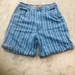 Gloria,‎ Vanderbilt, women's high waisted shorts, pinstripe size 14